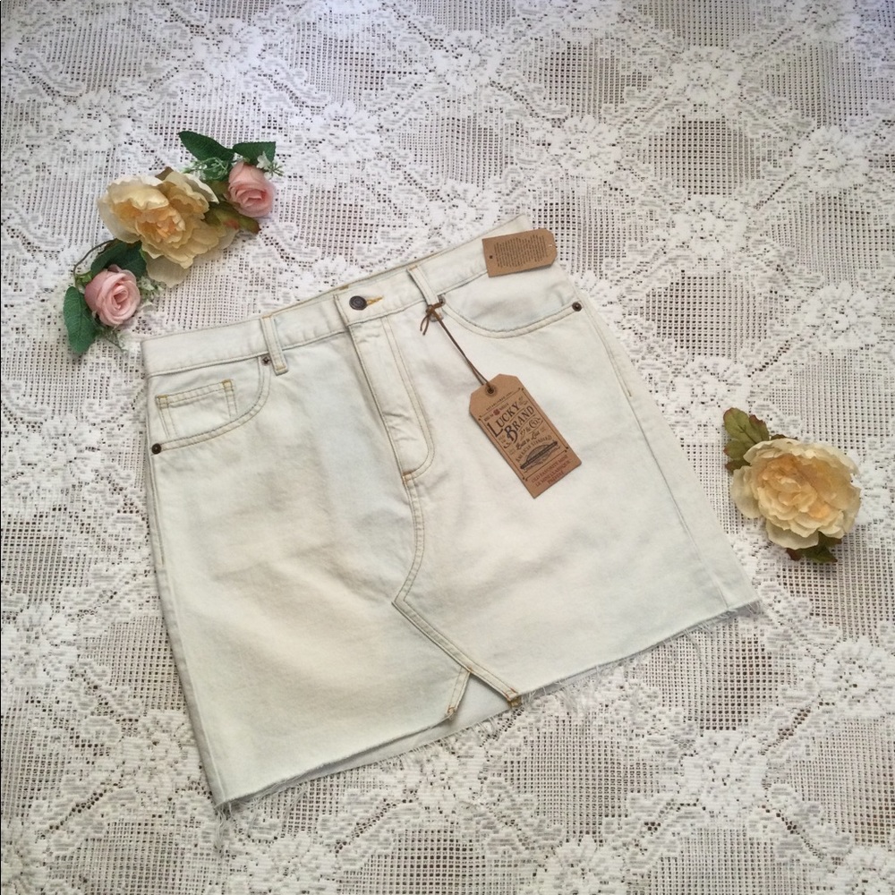 Lucky Brand Womens Jean Skirt Size 6/28